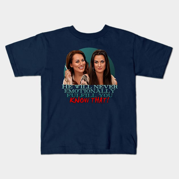 Real Housewives - Kyle Richards Kids T-Shirt by Zbornak Designs